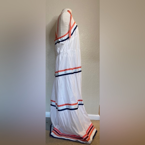 Lane Bryant Tie Strap Tiered Maxi Dress - Size 18W - NWT - Picture 10 of 14